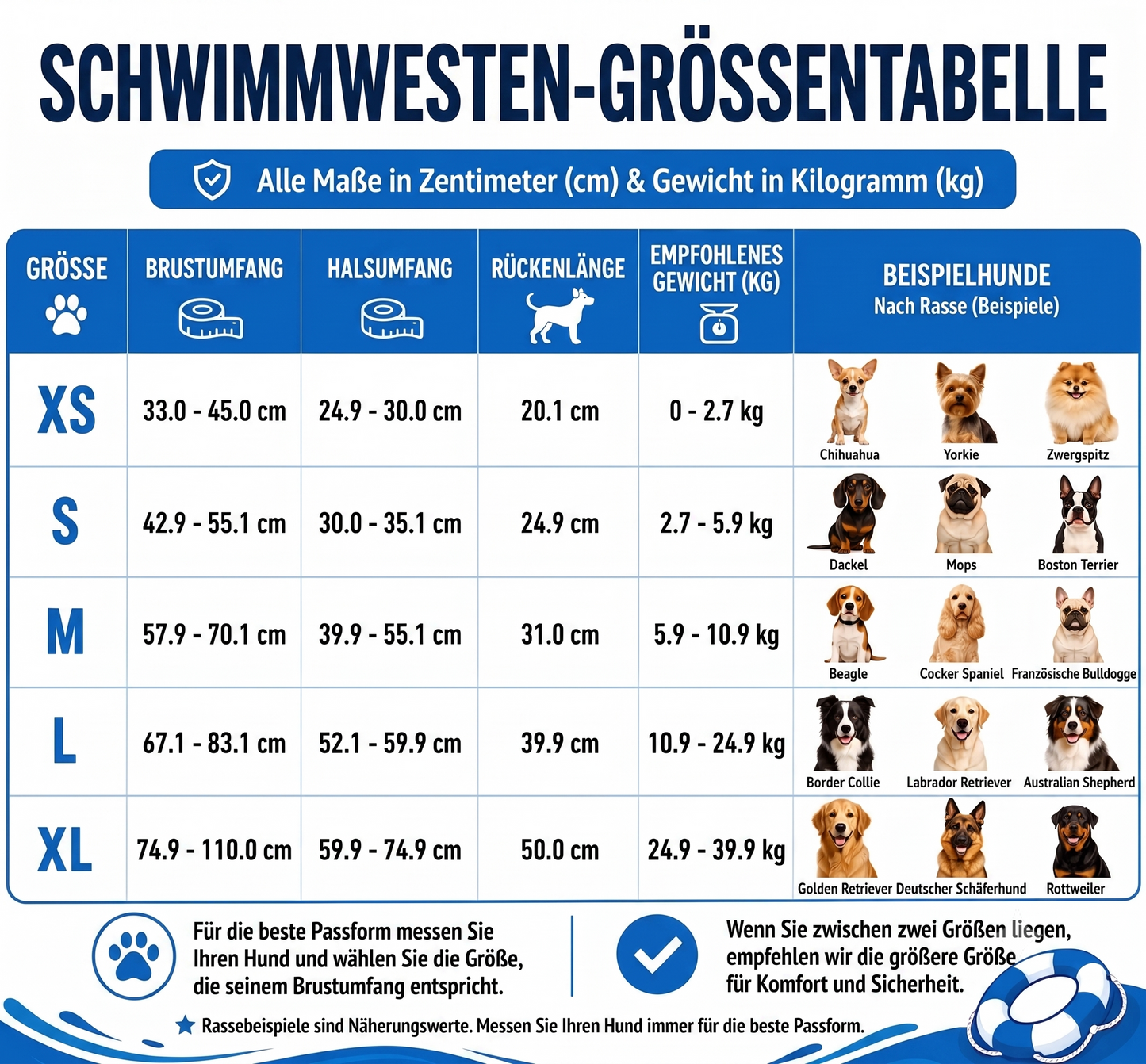 Wuffyhaus Schwimmweste